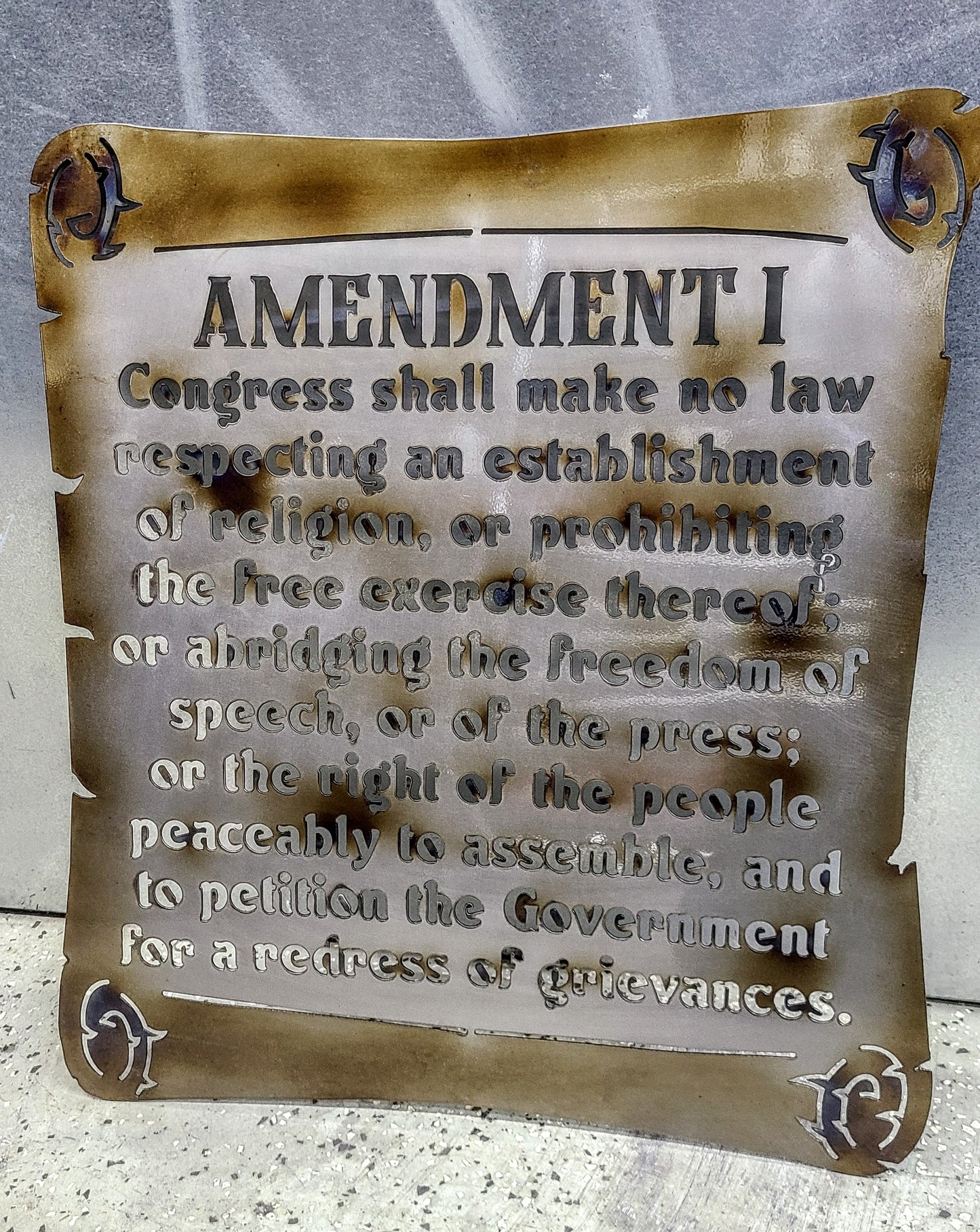 1st Amendment Scroll