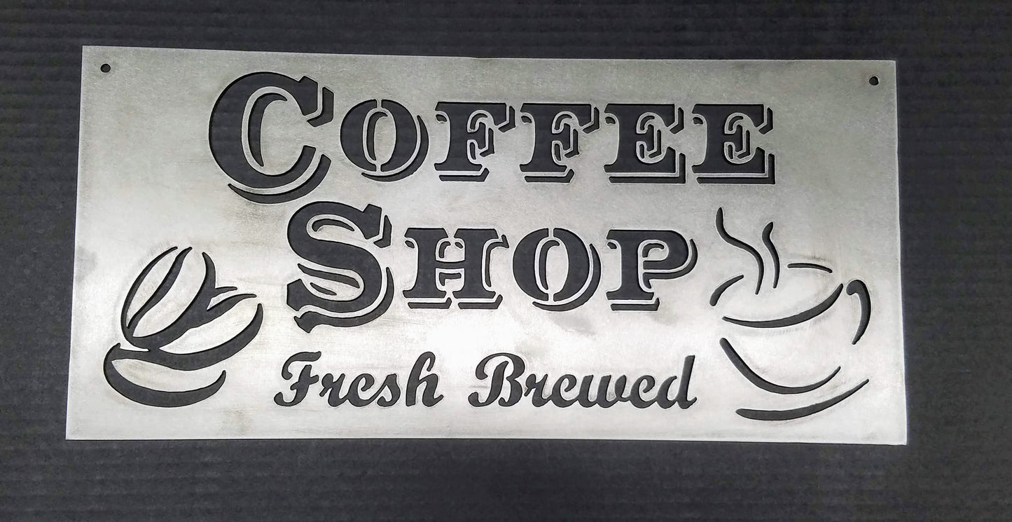 Coffee Shop Fresh Brewed