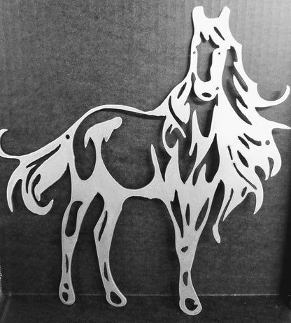 Horse Metal Art Décor