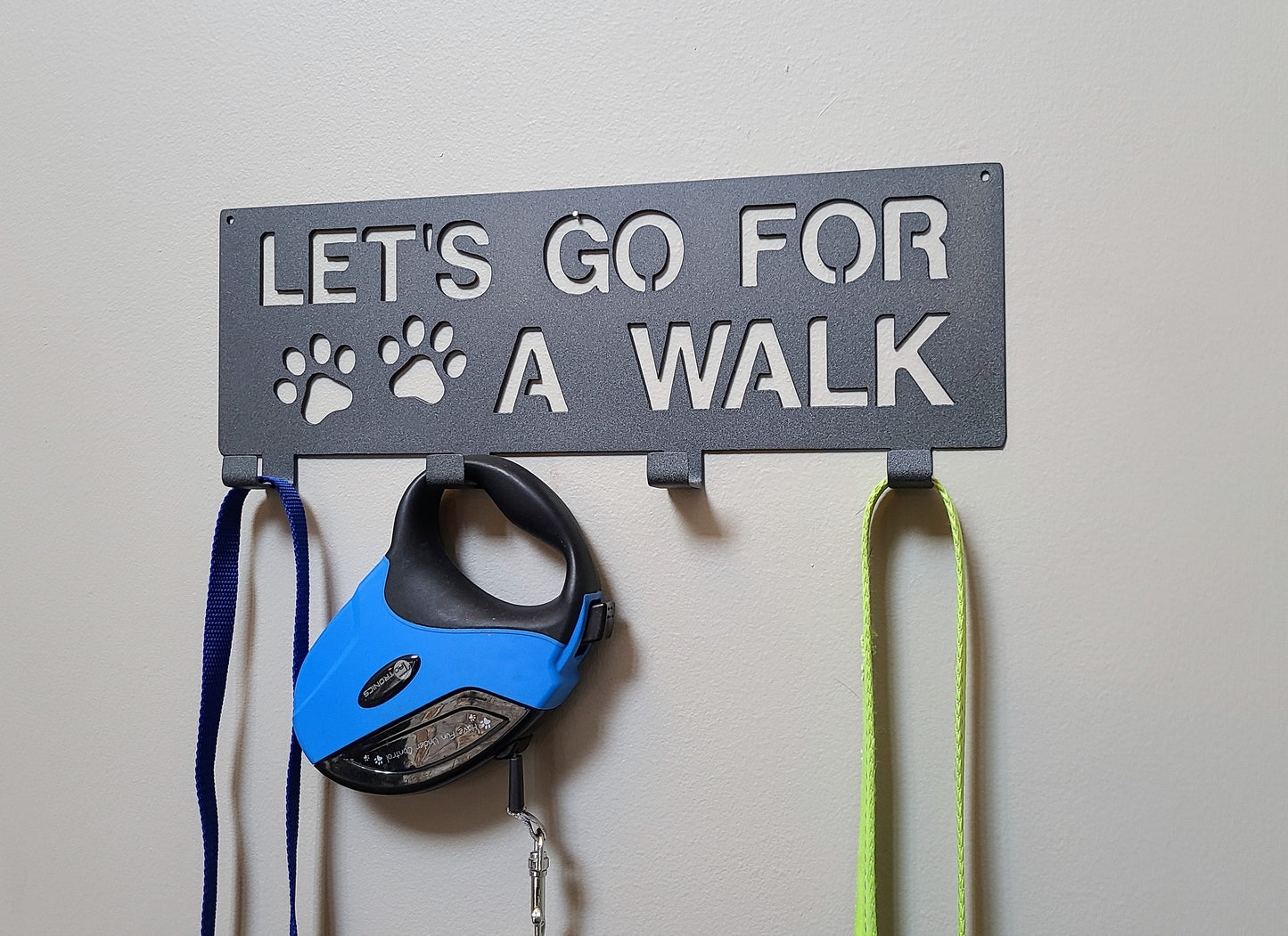 Let's Go For A Walk Leash Holder