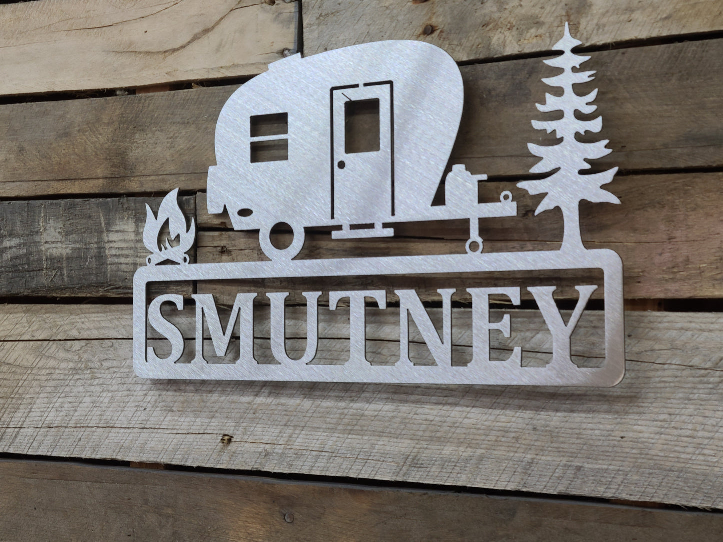 Camper Nameplate Monogram