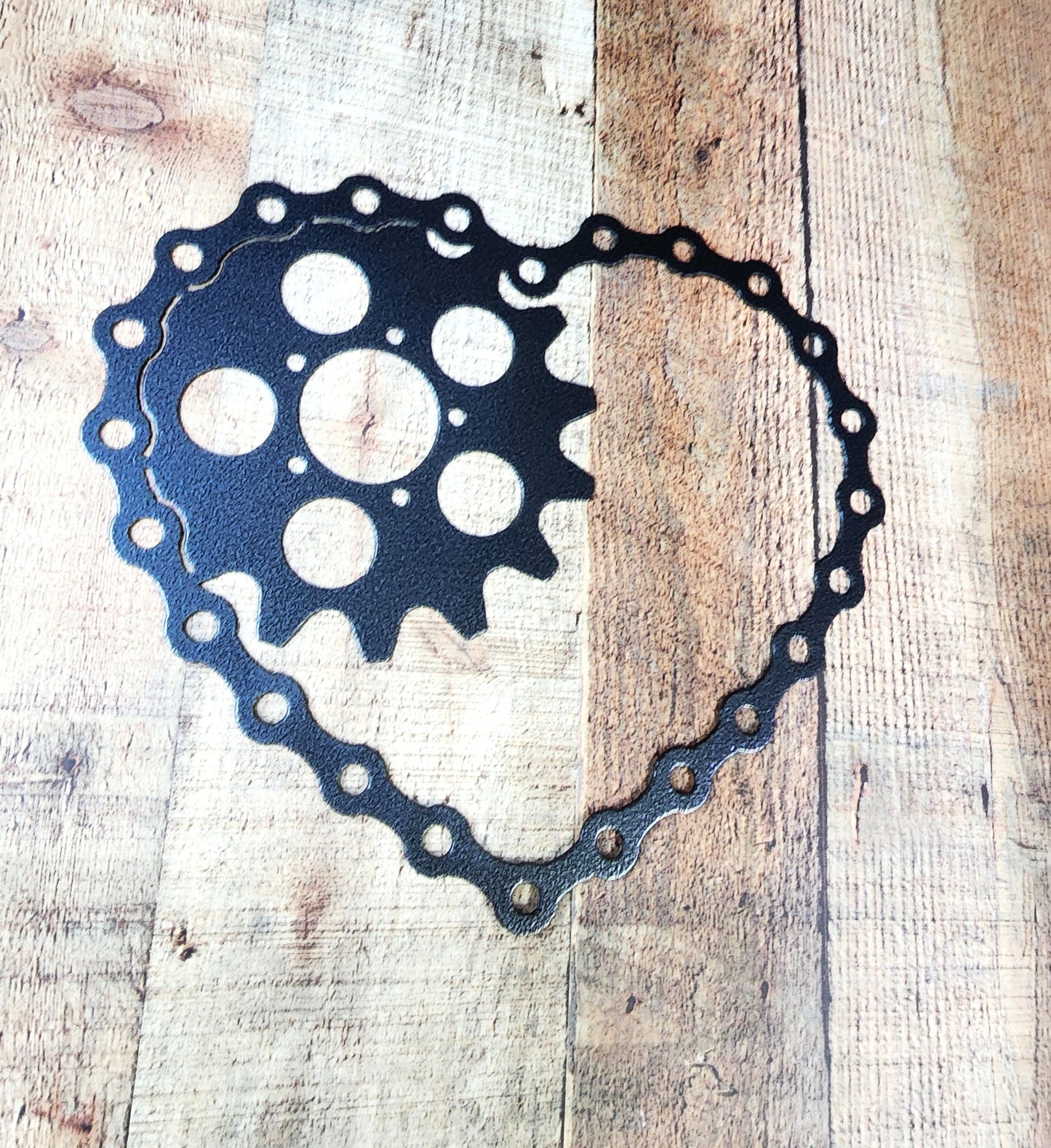 Chain Heart with Gear