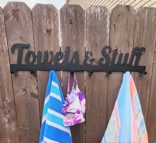 Towels & Stuff Hook Hanger Organizer