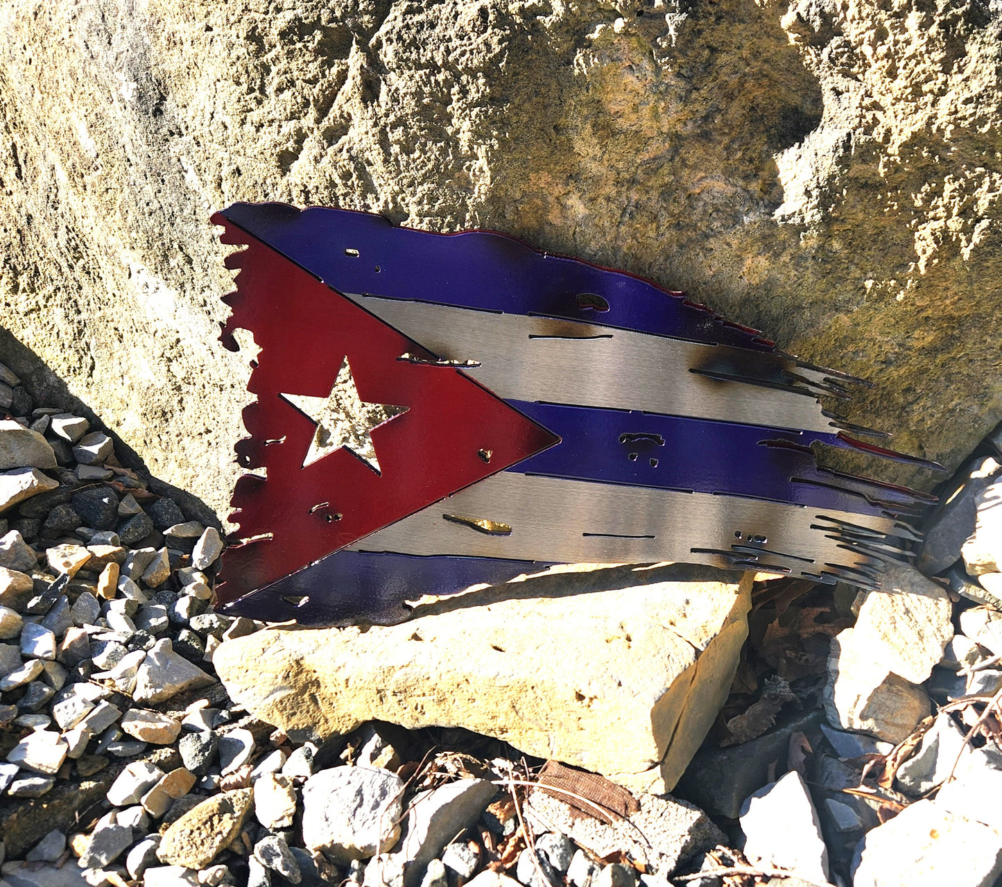 Tattered Flag of Cuba