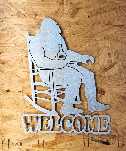 Bigfoot Rocking Chair Welcome