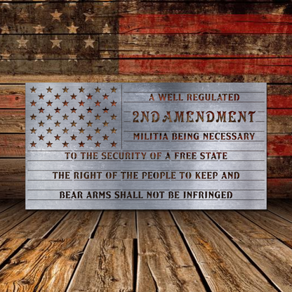 2nd Amendment Flag with 50 stars