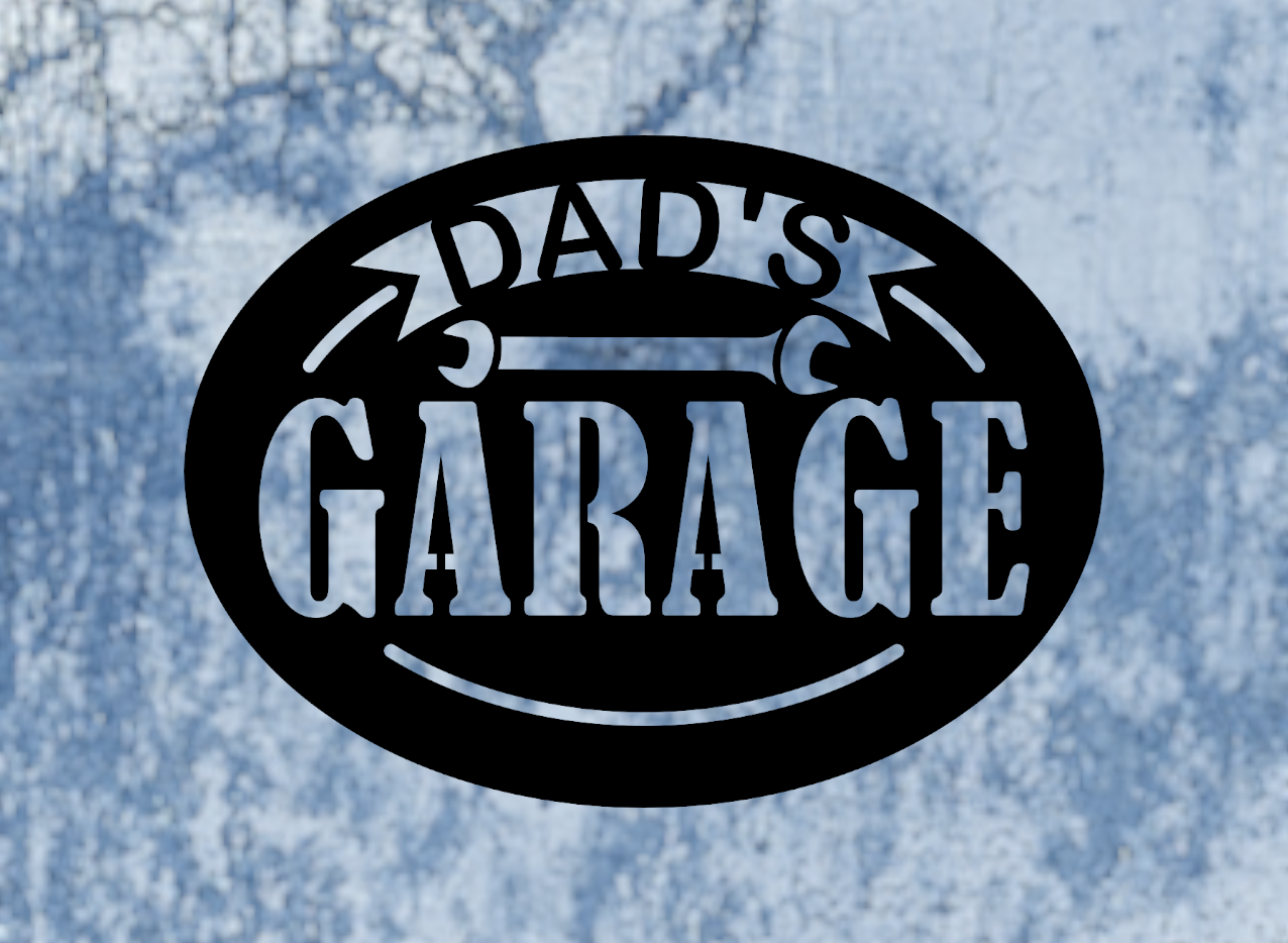 Garage Oval Personalized