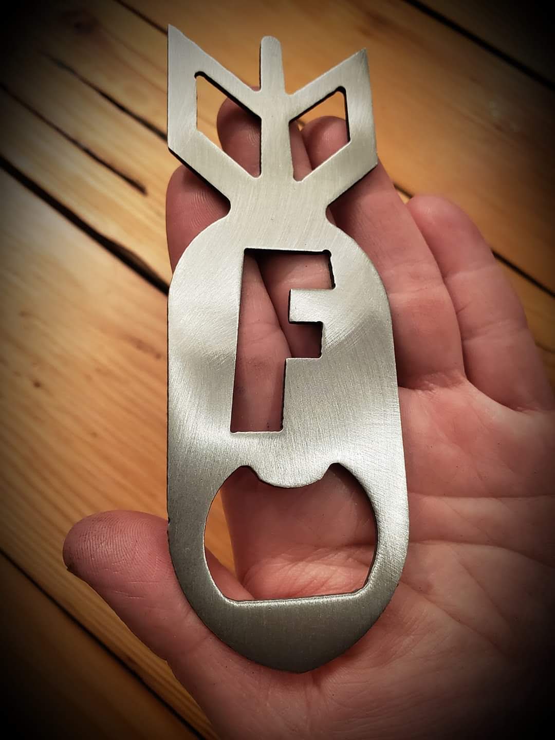 F-bomb metal bottle opener