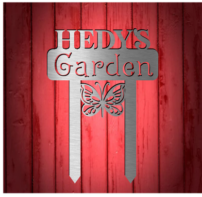 Garden Name Sign