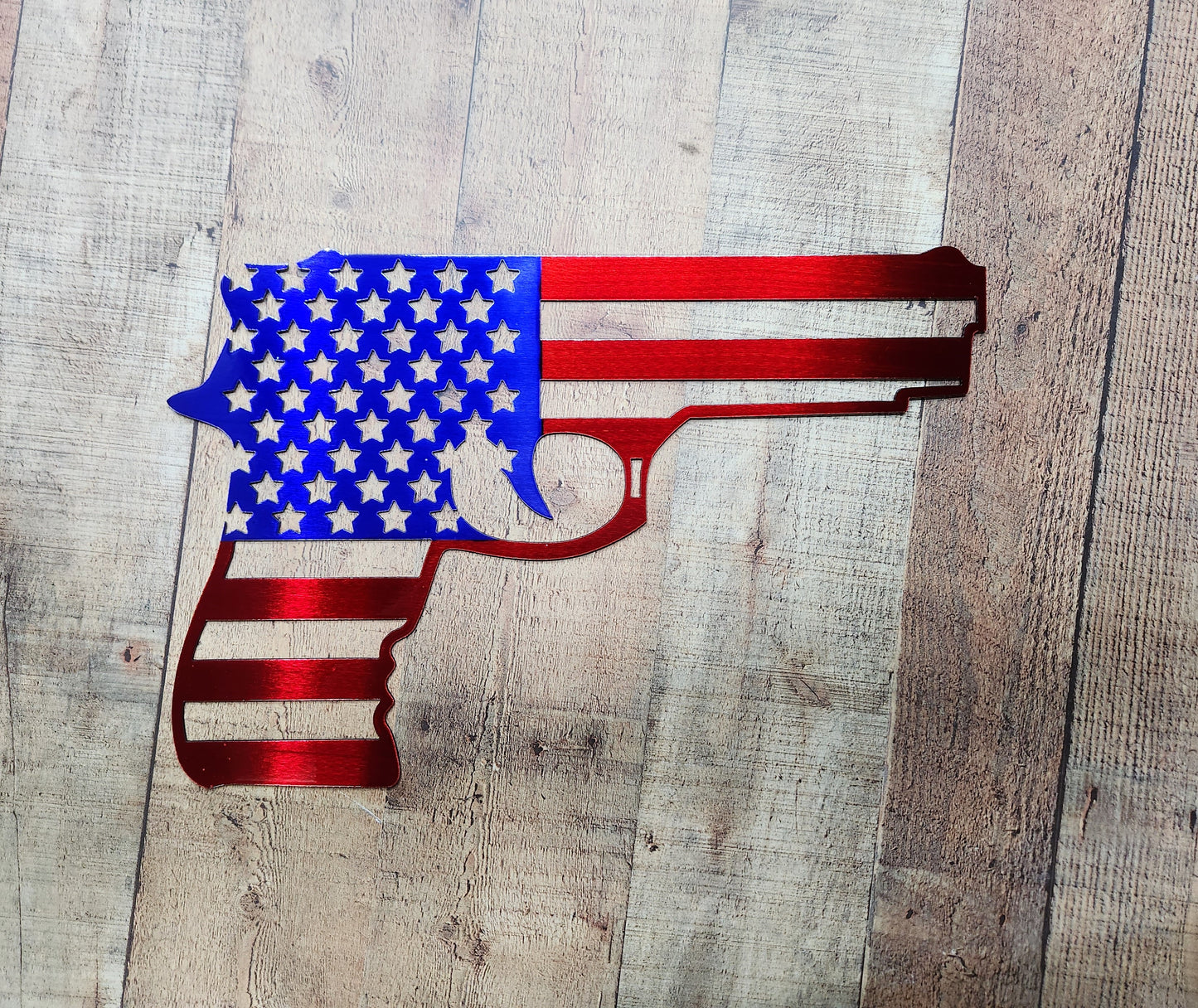 Gun/Pistol American Flag