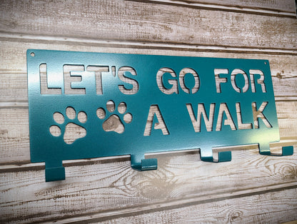 Let's Go For A Walk Leash Holder