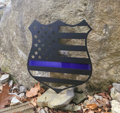 Police Badge Flag