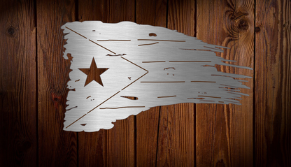 Tattered Flag of Puerto Rico