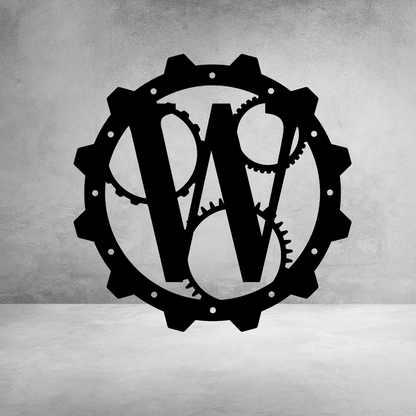 Steampunk Letter Monogram