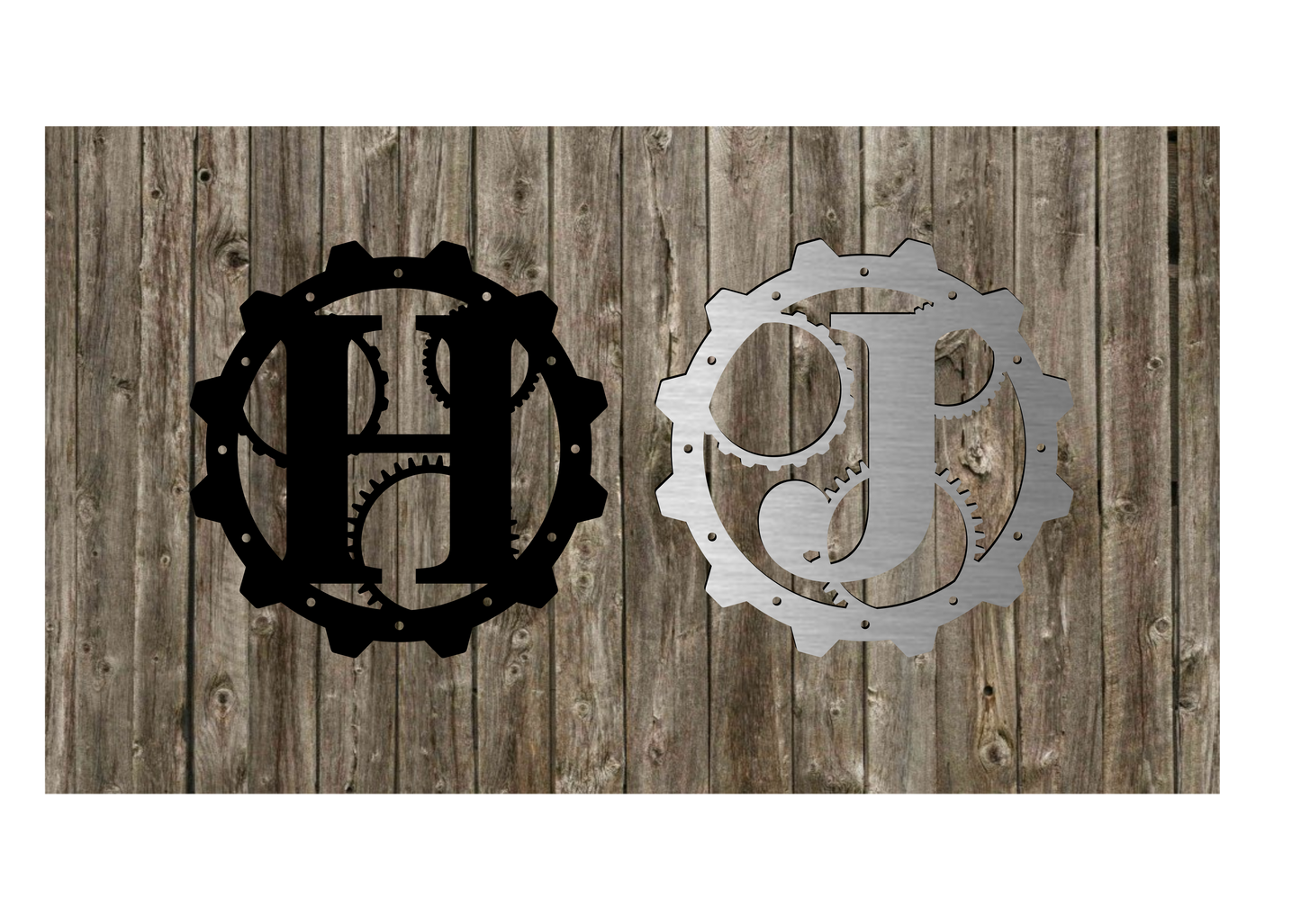 Steampunk Letter Monogram