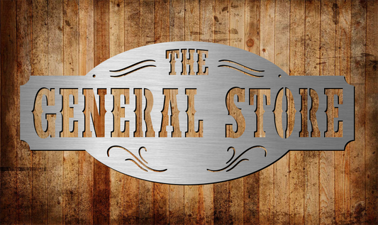 general store garmhouse home décor sign