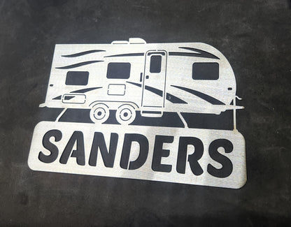 Camper travel trailer rv monogram