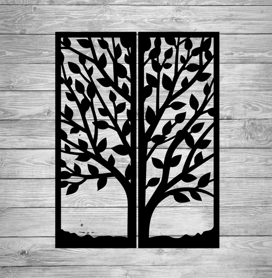 Framed Tree Panel Home Décor