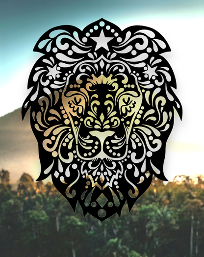 Lion tribal Sugar skull