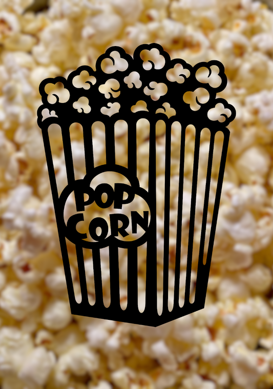 Popcorn Concession sign for Home movie theater